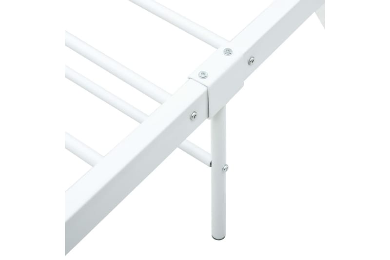 Sengeramme hvit metall 120x200 cm - Møbler - Senger - Sengeramme & sengestamme