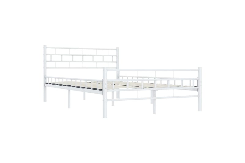 Sengeramme hvit metall 120x200 cm - Møbler - Senger - Sengeramme & sengestamme