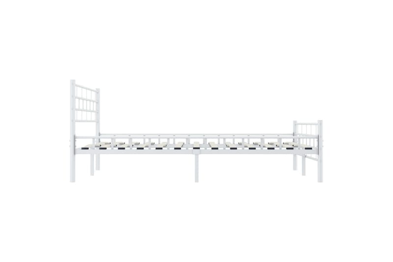 Sengeramme hvit metall 120x200 cm - Møbler - Senger - Sengeramme & sengestamme