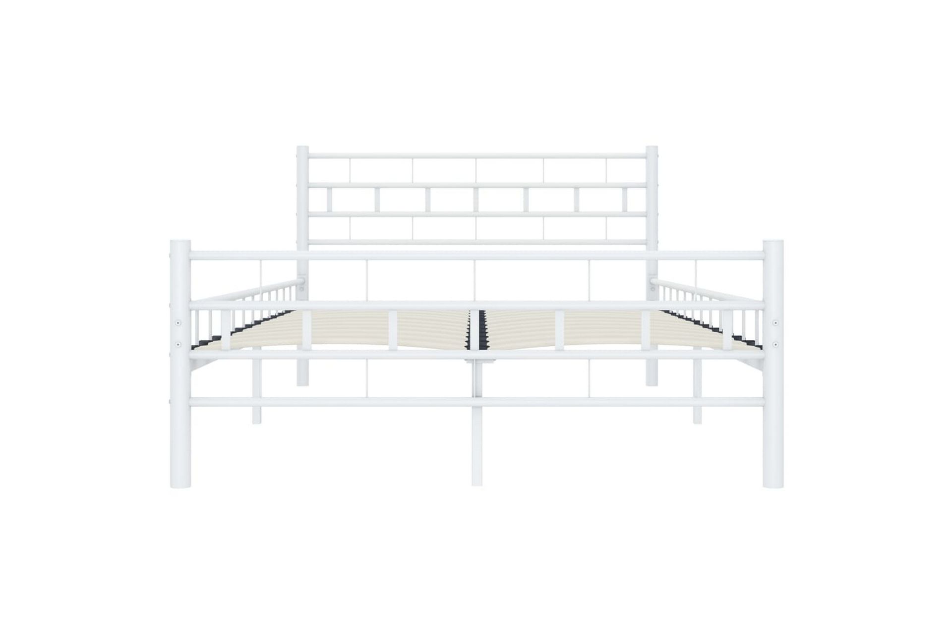 Sengeramme hvit metall 120x200 cm - Møbler - Senger - Sengeramme & sengestamme