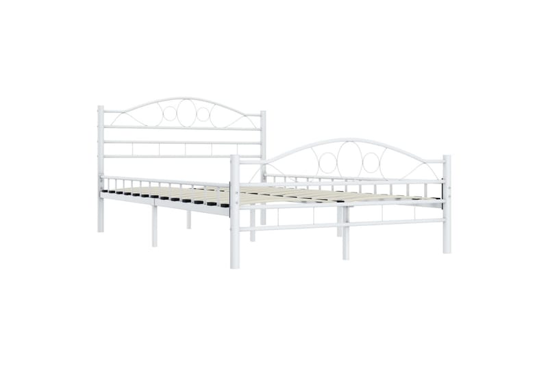 Sengeramme hvit metall 120x200 cm - Møbler - Senger - Sengeramme & sengestamme