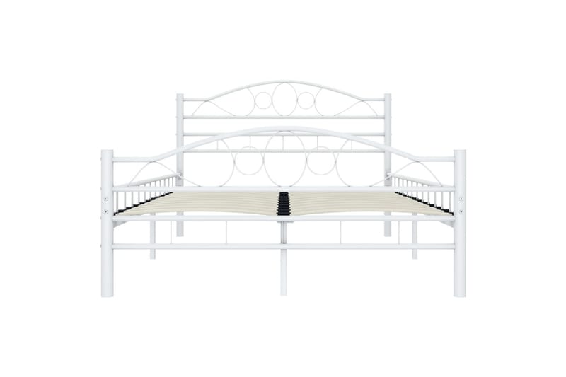 Sengeramme hvit metall 120x200 cm - Møbler - Senger - Sengeramme & sengestamme