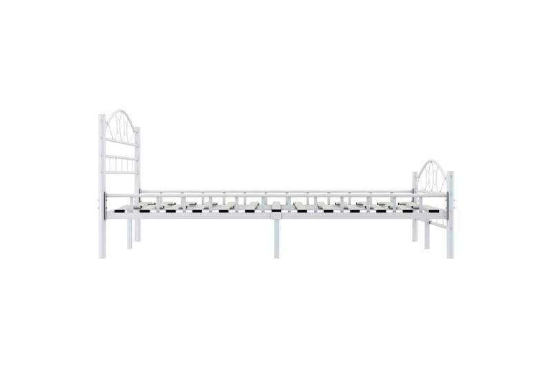 Sengeramme hvit metall 120x200 cm - Møbler - Senger - Sengeramme & sengestamme