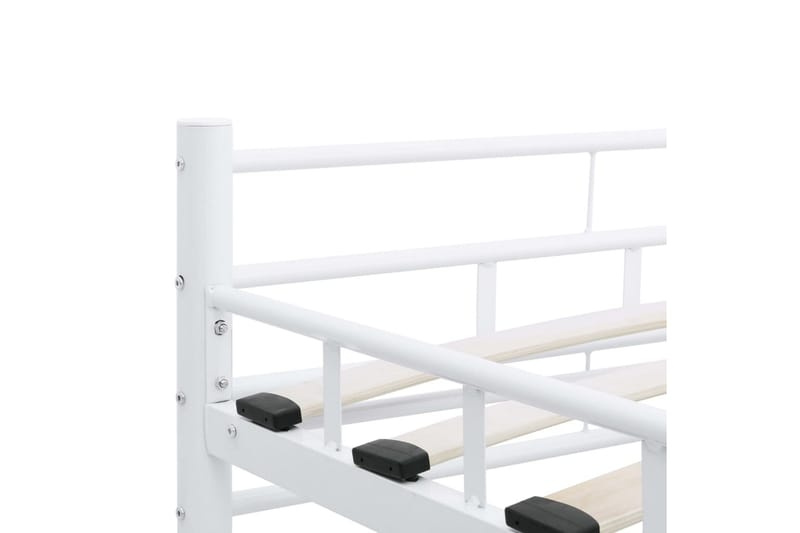 Sengeramme hvit metall 160x200 cm - Møbler - Senger - Sengeramme & sengestamme