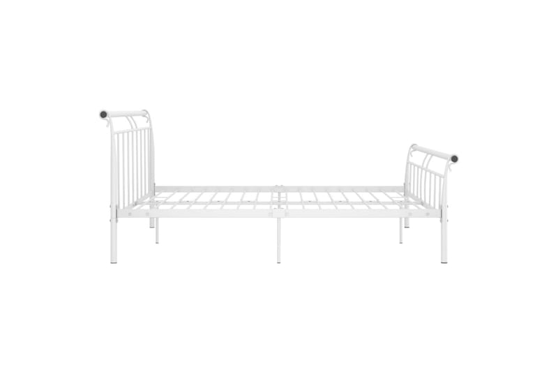 Sengeramme hvit metall 180x200 cm - Hvit - Møbler - Senger - Sengeramme & sengestamme