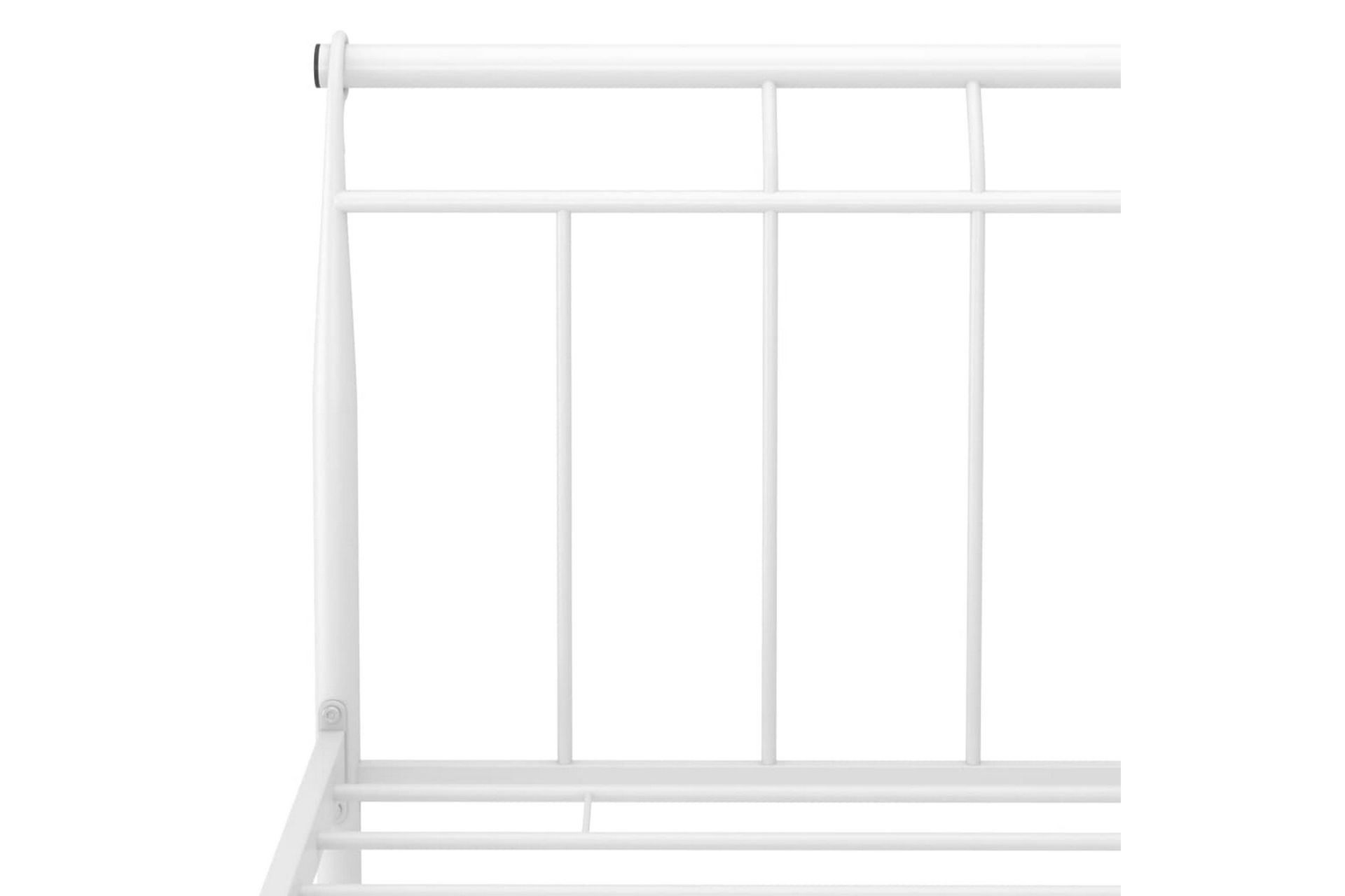 Sengeramme hvit metall 90x200 cm - Hvit - Møbler - Senger - Sengeramme & sengestamme
