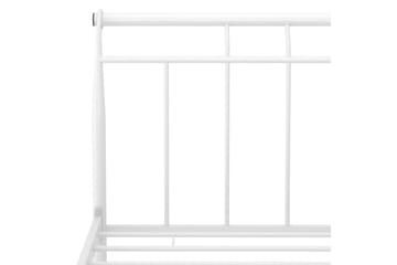 Sengeramme hvit metall 90x200 cm - Hvit - Møbler - Senger - Sengeramme & sengestamme