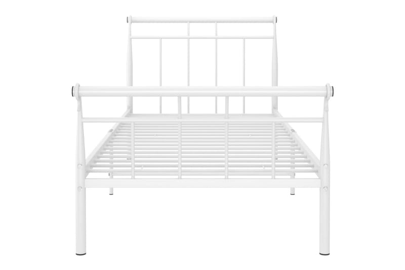 Sengeramme hvit metall 90x200 cm - Hvit - Møbler - Senger - Sengeramme & sengestamme