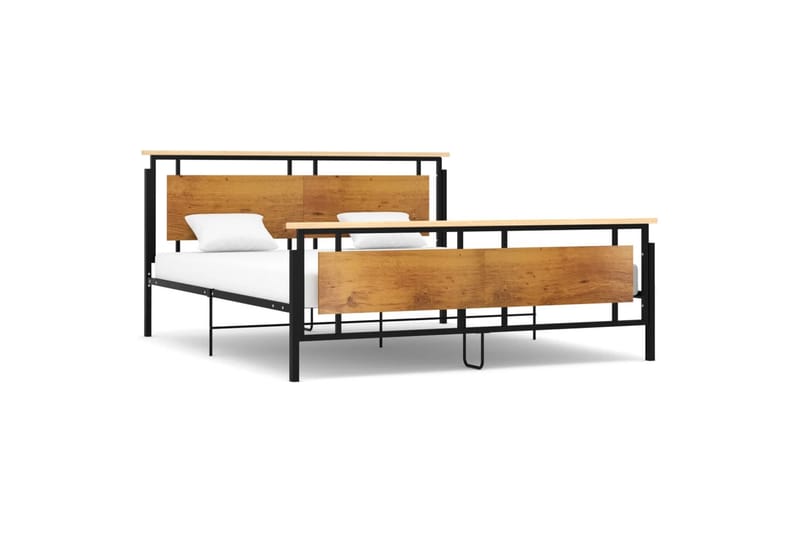 Sengeramme metall 180x200 cm - Svart - Møbler - Senger - Sengeramme & sengestamme