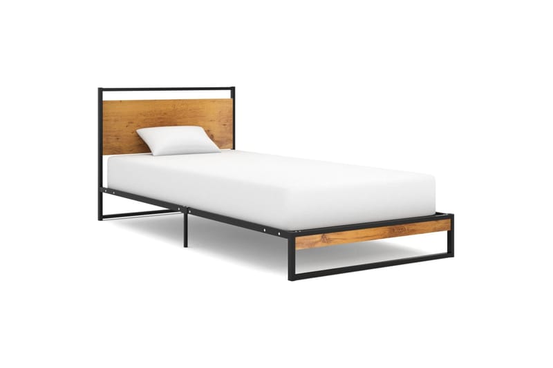 Sengeramme metall 90x200 cm - Svart - Møbler - Senger - Sengeramme & sengestamme