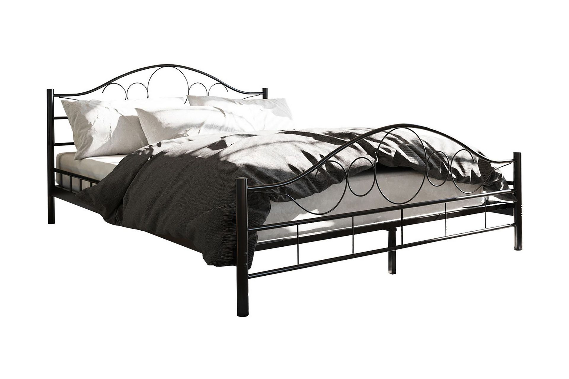 Sengeramme NOREMI 160x200 - Svart