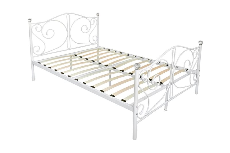 Sengeramme ROLEMI 90x200 - Svart - Møbler - Senger - Sengeramme & sengestamme