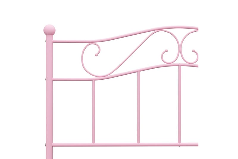 Sengeramme rosa metall 120x200 cm - Møbler - Senger - Sengeramme & sengestamme