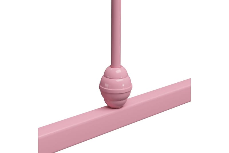 Sengeramme rosa metall 90x200 cm - Rosa - Møbler - Senger - Sengeramme & sengestamme