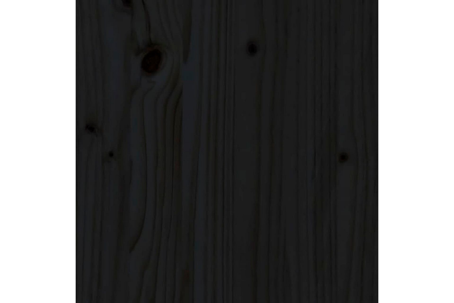 Sengeramme svart heltre 150x200 cm 5FT King Size - Svart - Møbler - Senger - Sengeramme & sengestamme