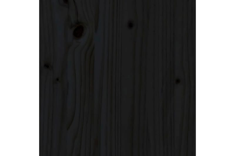 Sengeramme svart heltre 150x200 cm 5FT King Size - Svart - Møbler - Senger - Sengeramme & sengestamme