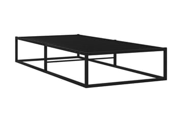 Sengeramme svart metall 100x200 cm - Svart - Møbler - Senger - Sengeramme & sengestamme