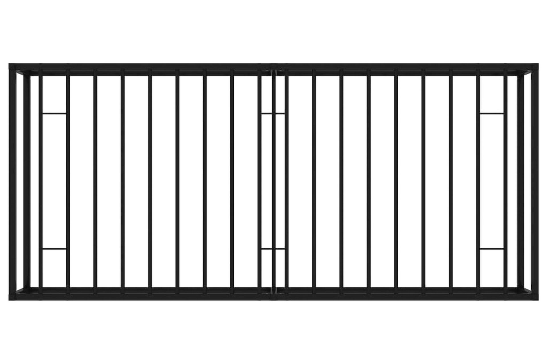 Sengeramme svart metall 100x200 cm - Svart - Møbler - Senger - Sengeramme & sengestamme