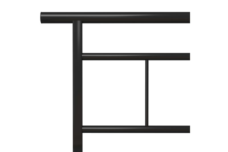 Sengeramme svart metall 100x200 cm - Svart - Møbler - Senger - Sengeramme & sengestamme