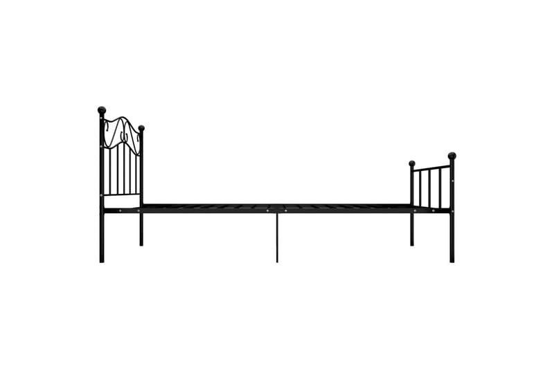 Sengeramme svart metall 100x200 cm - Møbler - Senger - Sengeramme & sengestamme