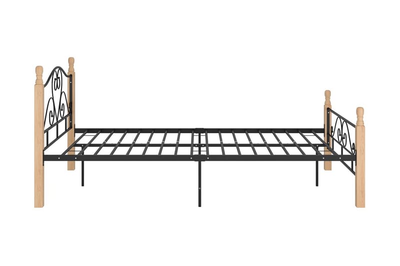 Sengeramme svart metall 120x200 cm - Svart - Møbler - Senger - Sengeramme & sengestamme
