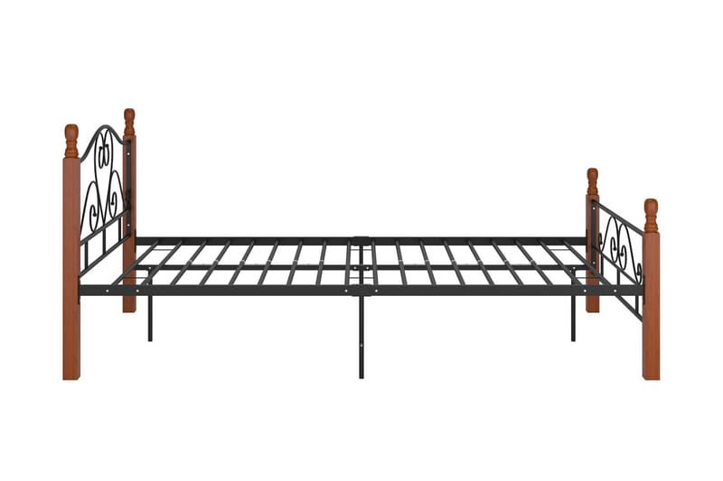 Sengeramme svart metall 120x200 cm - Svart - Møbler - Senger - Sengeramme & sengestamme