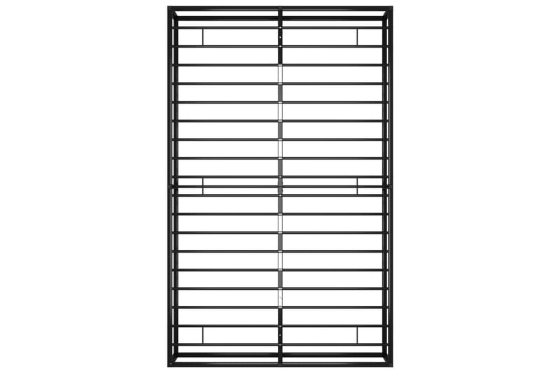 Sengeramme svart metall 120x200 cm - Svart - Møbler - Senger - Sengeramme & sengestamme