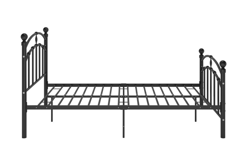 Sengeramme svart metall 120x200 cm - Svart - Møbler - Senger - Sengeramme & sengestamme