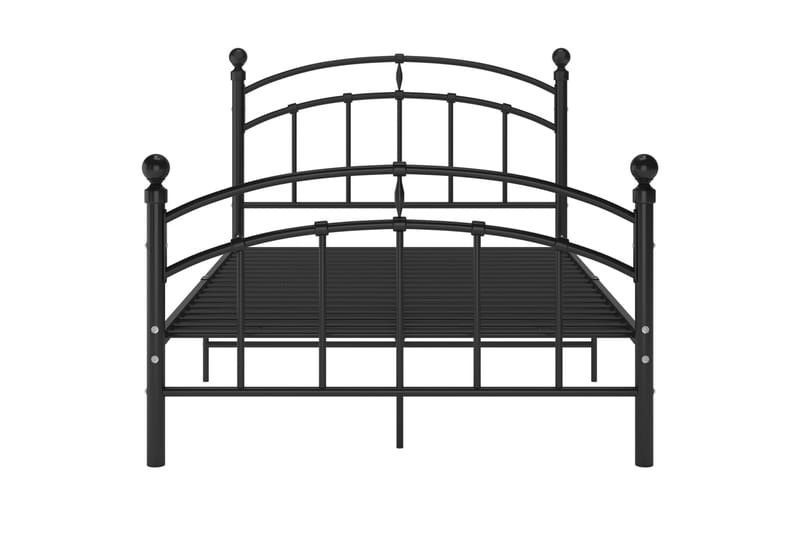 Sengeramme svart metall 120x200 cm - Svart - Møbler - Senger - Sengeramme & sengestamme
