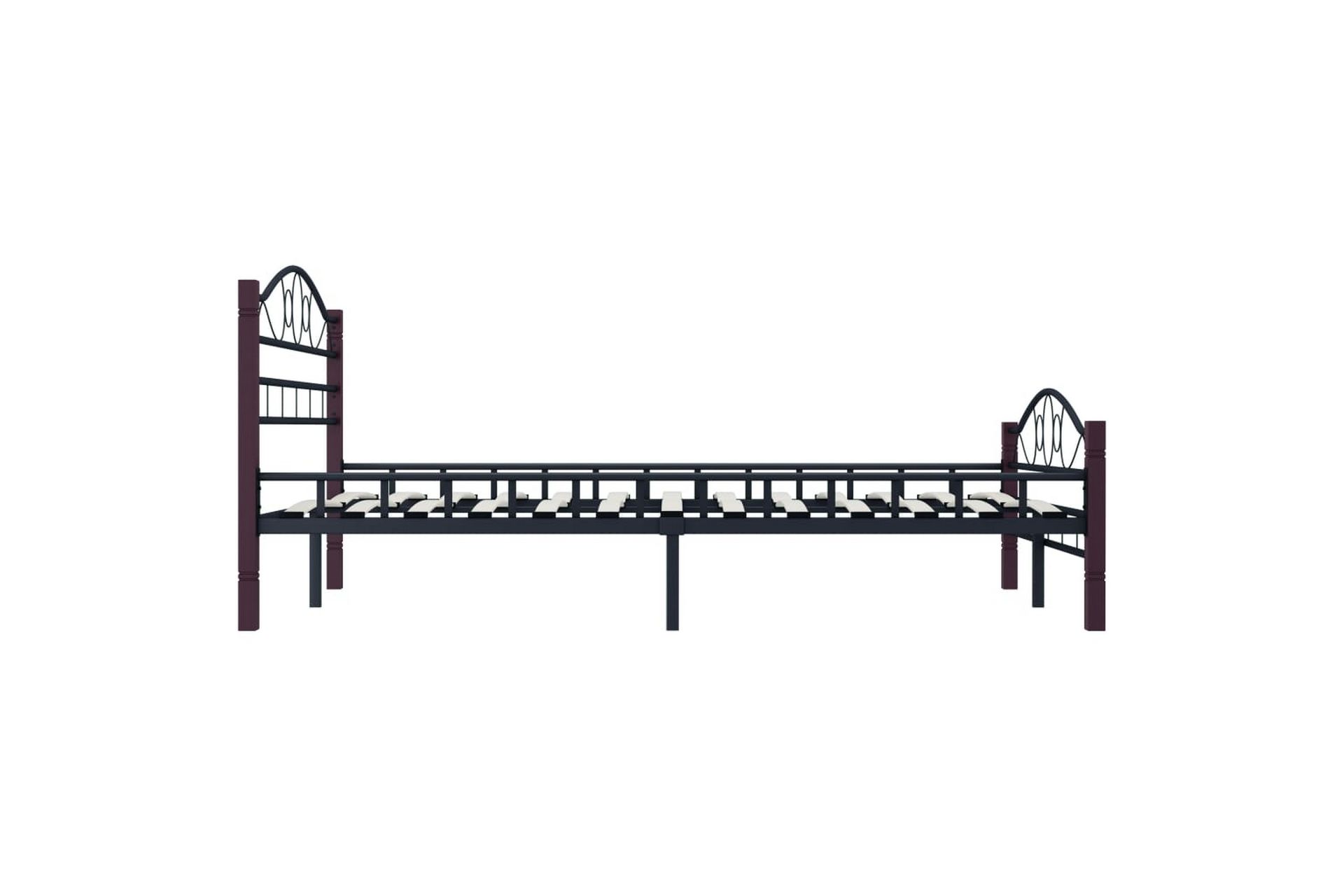Sengeramme svart metall 120x200 cm - Møbler - Senger - Sengeramme & sengestamme