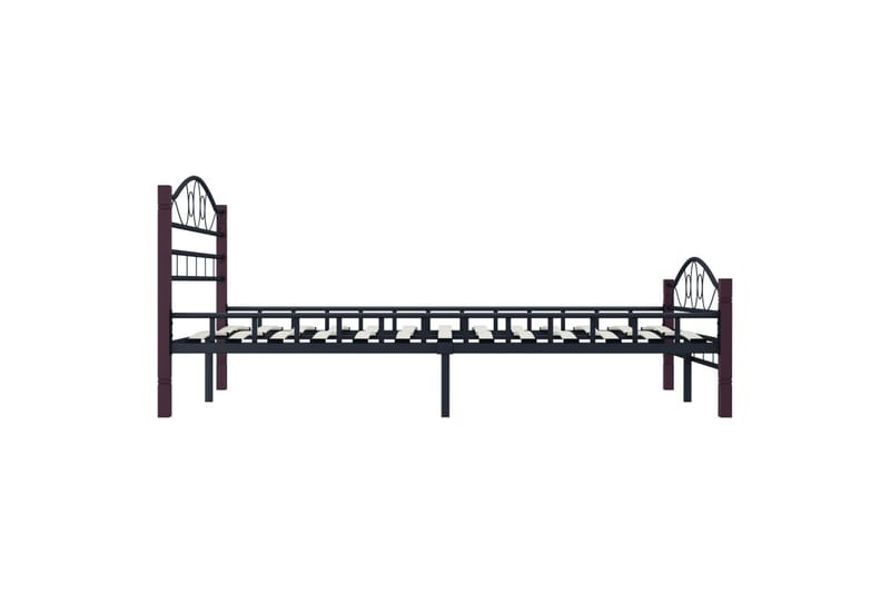 Sengeramme svart metall 120x200 cm - Møbler - Senger - Sengeramme & sengestamme