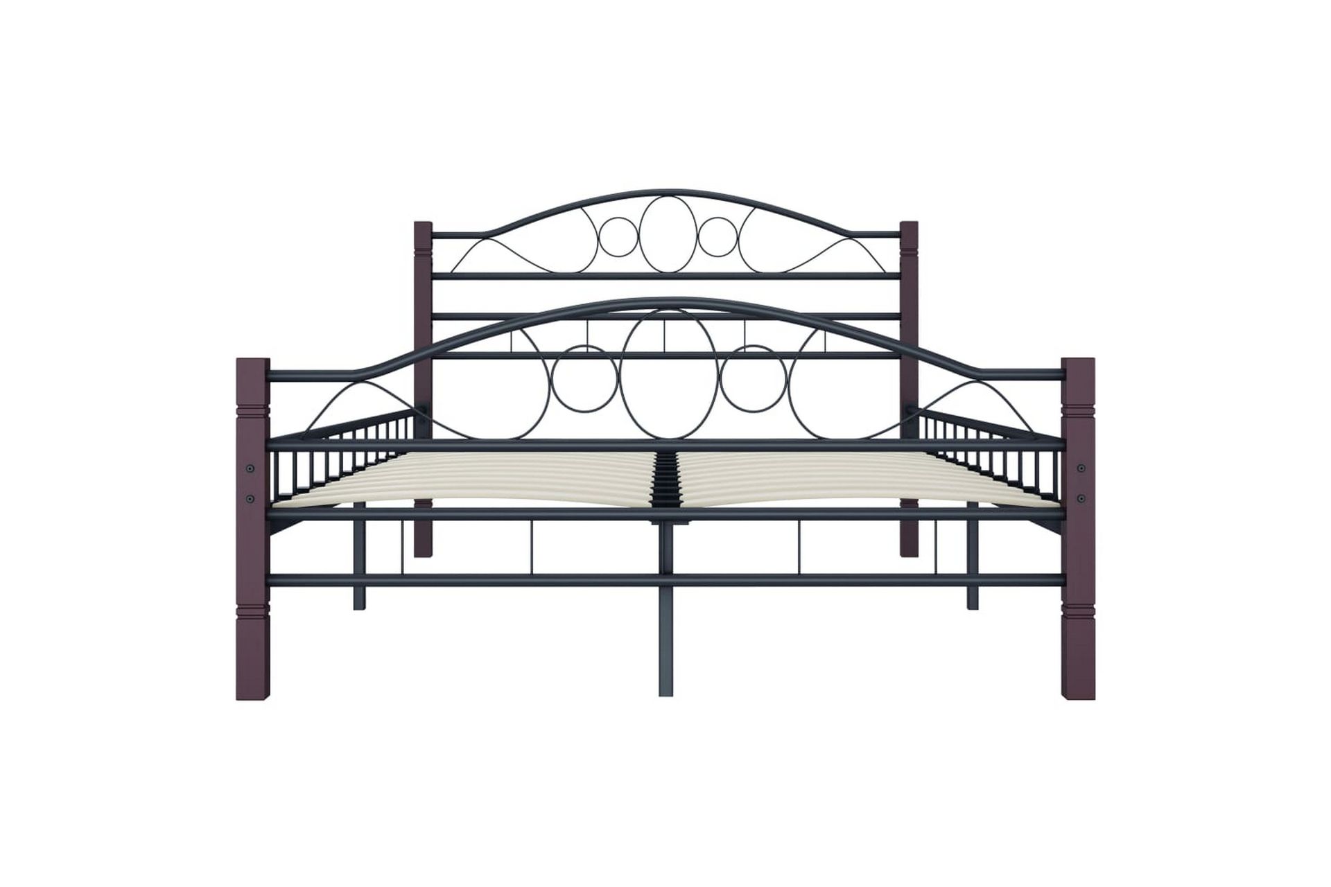 Sengeramme svart metall 120x200 cm - Møbler - Senger - Sengeramme & sengestamme