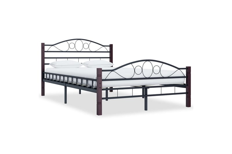 Sengeramme svart metall 120x200 cm - Møbler - Senger - Sengeramme & sengestamme