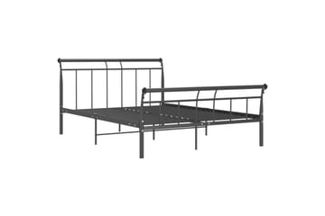 Sengeramme svart metall 140x200 cm - Svart - Møbler - Senger - Sengeramme & sengestamme