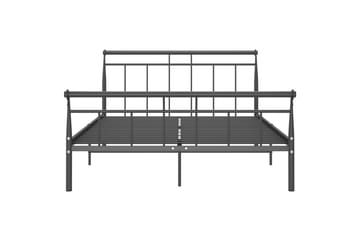 Sengeramme svart metall 140x200 cm - Svart - Møbler - Senger - Sengeramme & sengestamme