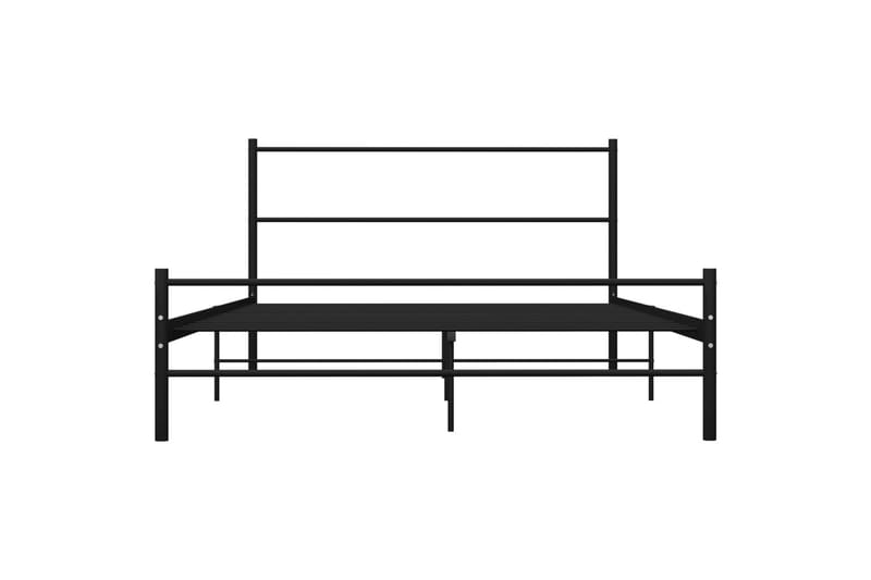 Sengeramme svart metall 160x200 cm - Møbler - Senger - Sengeramme & sengestamme