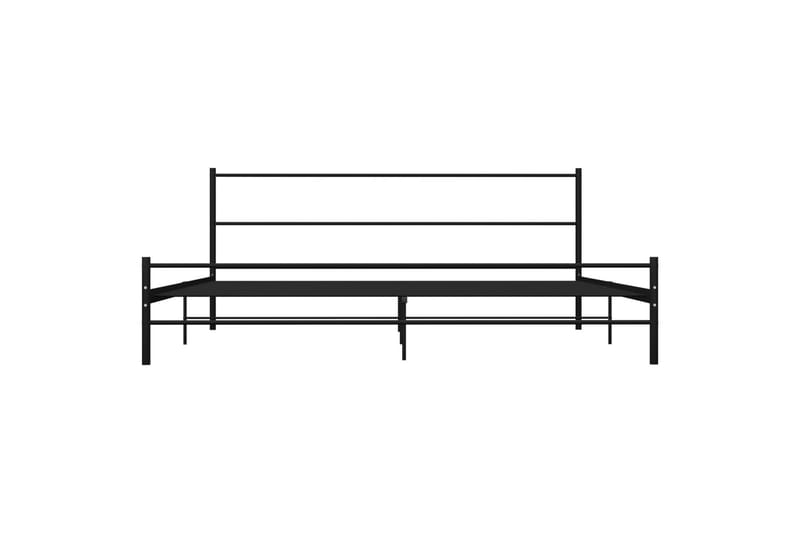 Sengeramme svart metall 180x200 cm - Møbler - Senger - Sengeramme & sengestamme