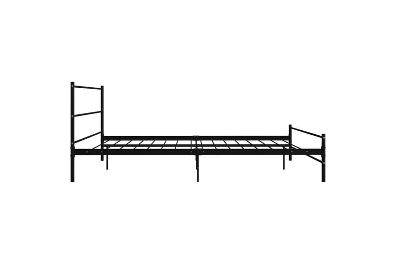 Sengeramme svart metall 180x200 cm - Møbler - Senger - Sengeramme & sengestamme