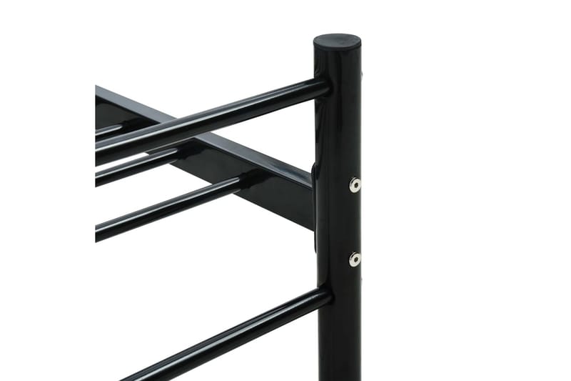 Sengeramme svart metall 180x200 cm - Møbler - Senger - Sengeramme & sengestamme
