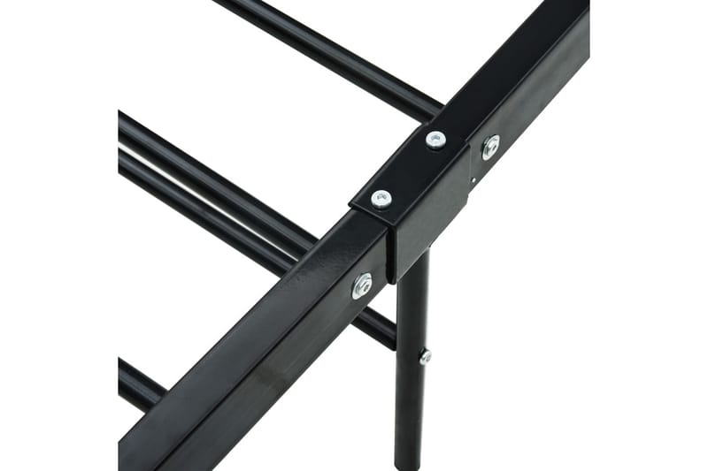 Sengeramme svart metall 180x200 cm - Møbler - Senger - Sengeramme & sengestamme