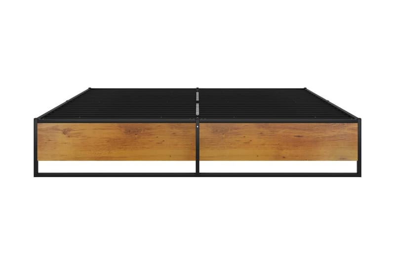 Sengeramme svart metall 200x200 cm - Svart - Møbler - Senger - Sengeramme & sengestamme