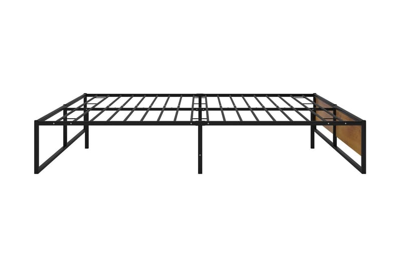 Sengeramme svart metall 200x200 cm - Svart - Møbler - Senger - Sengeramme & sengestamme