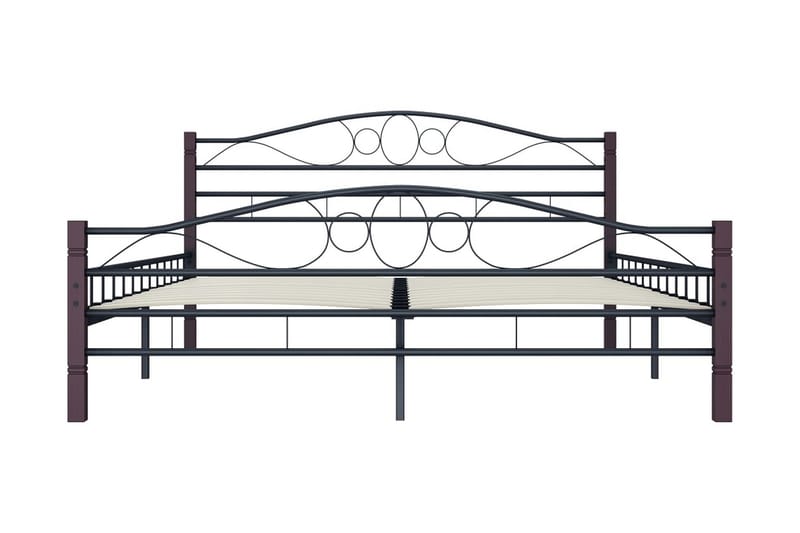 Sengeramme svart metall 200x200 cm - Møbler - Senger - Sengeramme & sengestamme