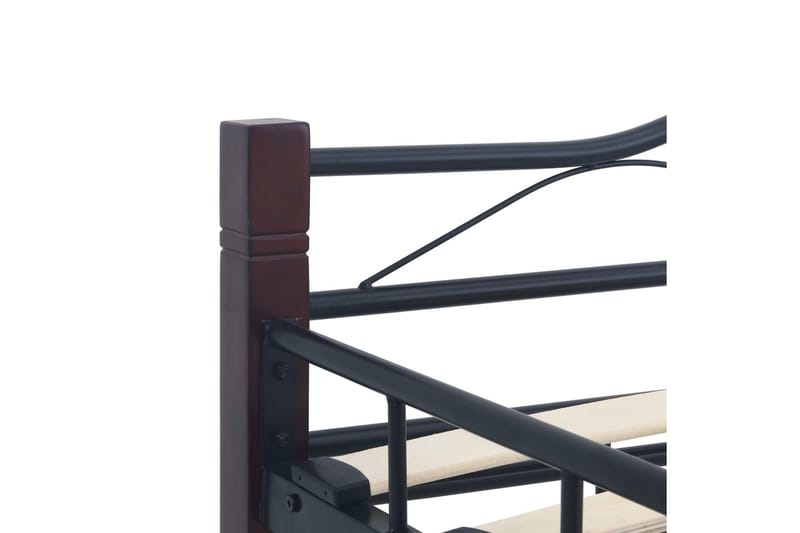 Sengeramme svart metall 200x200 cm - Møbler - Senger - Sengeramme & sengestamme