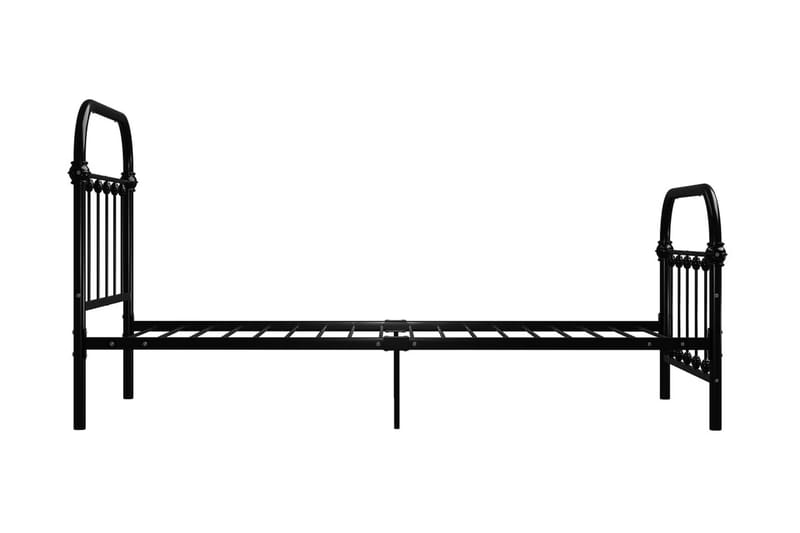 Sengeramme svart metall 90x200 cm - Svart - Møbler - Senger - Sengeramme & sengestamme