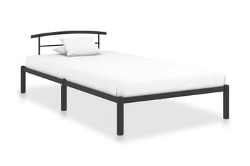 Sengeramme svart metall 90x200 cm - Møbler - Senger - Sengeramme & sengestamme