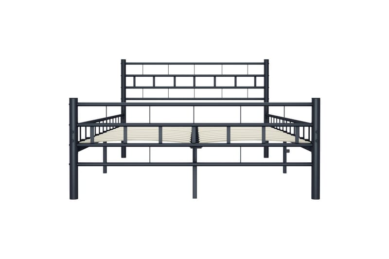 Sengeramme svart stål 120x200 cm - Møbler - Senger - Sengeramme & sengestamme