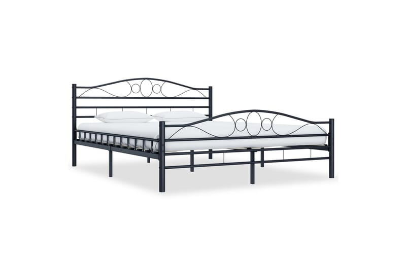 Sengeramme svart stål 180x200 - Møbler - Senger - Sengeramme & sengestamme