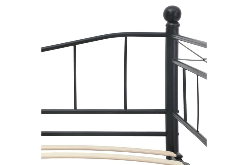 Sengeramme svart stål 180x200/90x200 - Møbler - Senger - Sengeramme & sengestamme