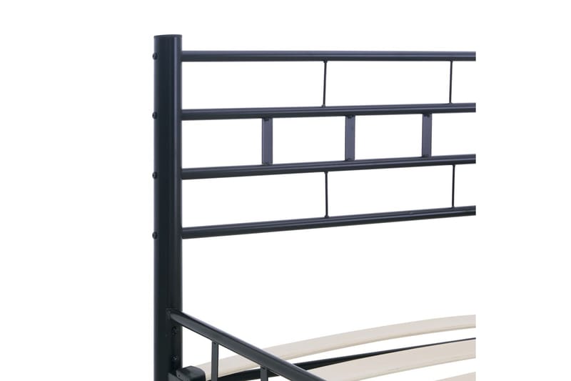 Sengeramme svart stål 200x200 cm - Møbler - Senger - Sengeramme & sengestamme